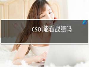 csol能看战绩吗