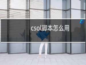 csol脚本怎么用