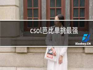 csol芭比单挑最强