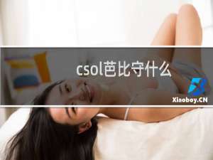 csol芭比守什么