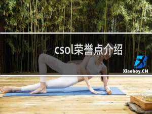 csol荣誉点介绍