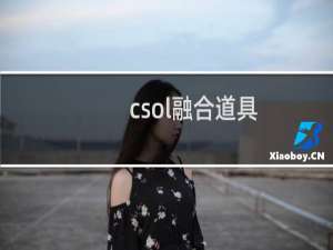 csol融合道具