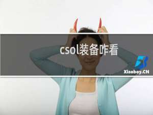 csol装备咋看