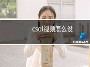 csol视频怎么设