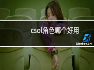 csol角色哪个好用