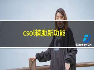 csol辅助新功能