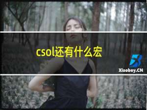 csol还有什么宏