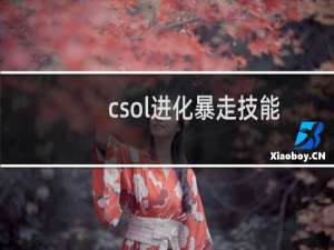 csol进化暴走技能
