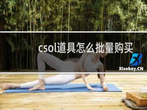 csol道具怎么批量购买