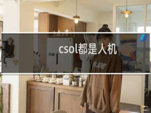 csol都是人机