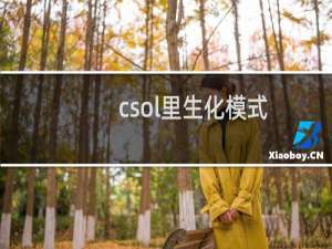 csol里生化模式