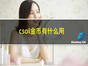 csol金币有什么用