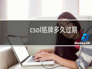 csol铭牌多久过期