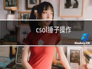 csol锤子操作