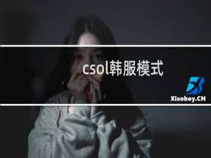 csol韩服模式