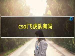 csol飞虎队有吗