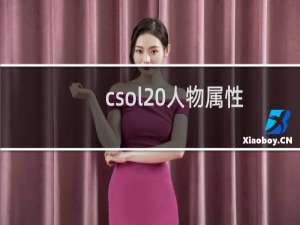 csol 人物属性