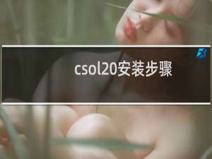 csol 安装步骤