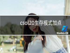 csol 生存模式加点