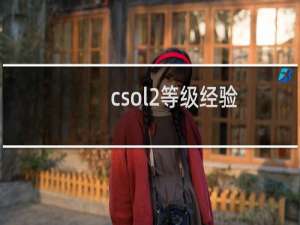 csol2等级经验