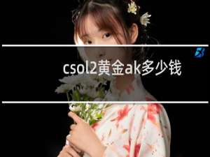 csol2黄金ak多少钱