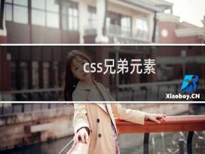css兄弟元素