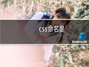 css命名是