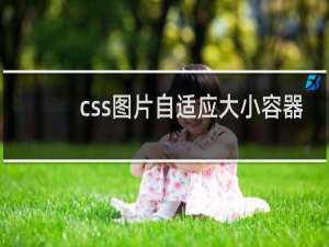 css图片自适应大小容器