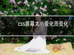 css屏幕大小变化而变化