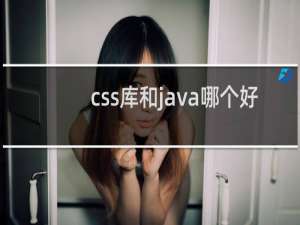 css库和java哪个好