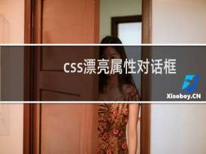 css漂亮属性对话框