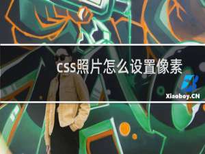 css照片怎么设置像素