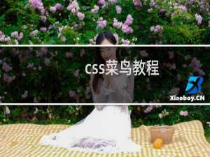 css菜鸟教程
