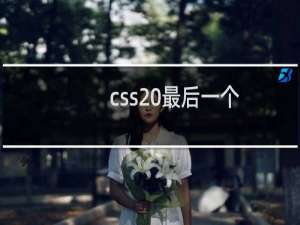 css 最后一个