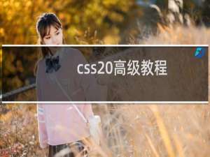 css 高级教程