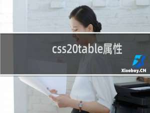 css table属性