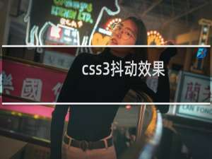 css3抖动效果