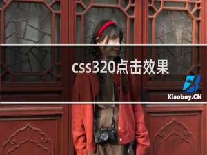 css3 点击效果