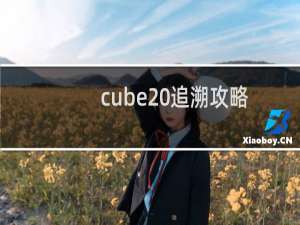 cube 追溯攻略