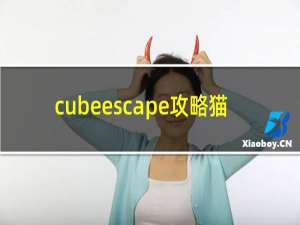 cubeescape攻略猫