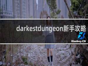 darkestdungeon新手攻略