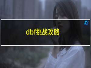 dbf挑战攻略