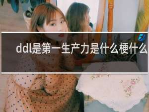 ddl是第一生产力是什么梗什么梗