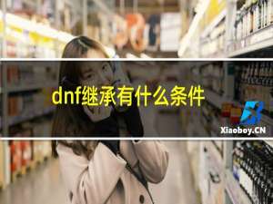 dnf继承有什么条件（dnf继承在什么地方）