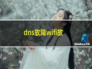 dns故障wifi故障（dns故障）