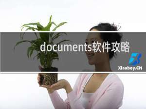 documents软件攻略