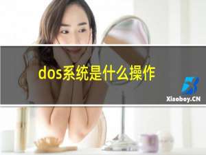 dos系统是什么操作系统（dos分区）