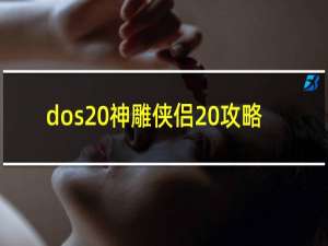 dos 神雕侠侣 攻略