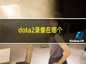 dota2录像在哪个文件（dota2录像在哪个文件夹）