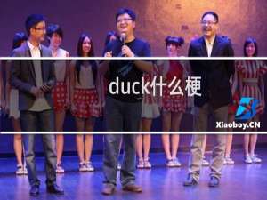 duck什么梗